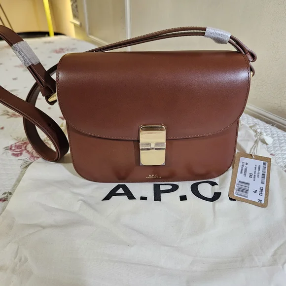 A.P.C Grace Small Bag_Hazelnut - APC - Picture 3 of 12